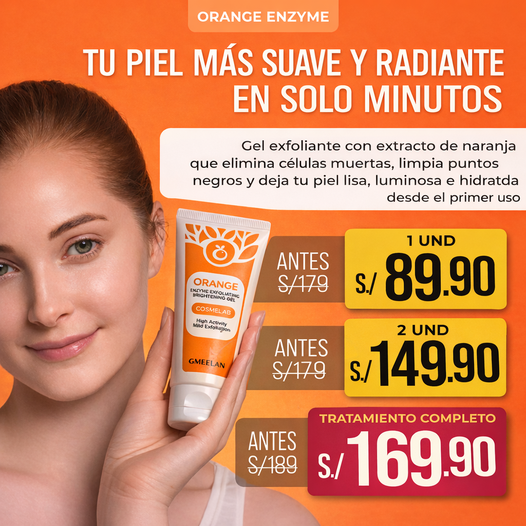Orange Gel Exfoliante Blanqueador