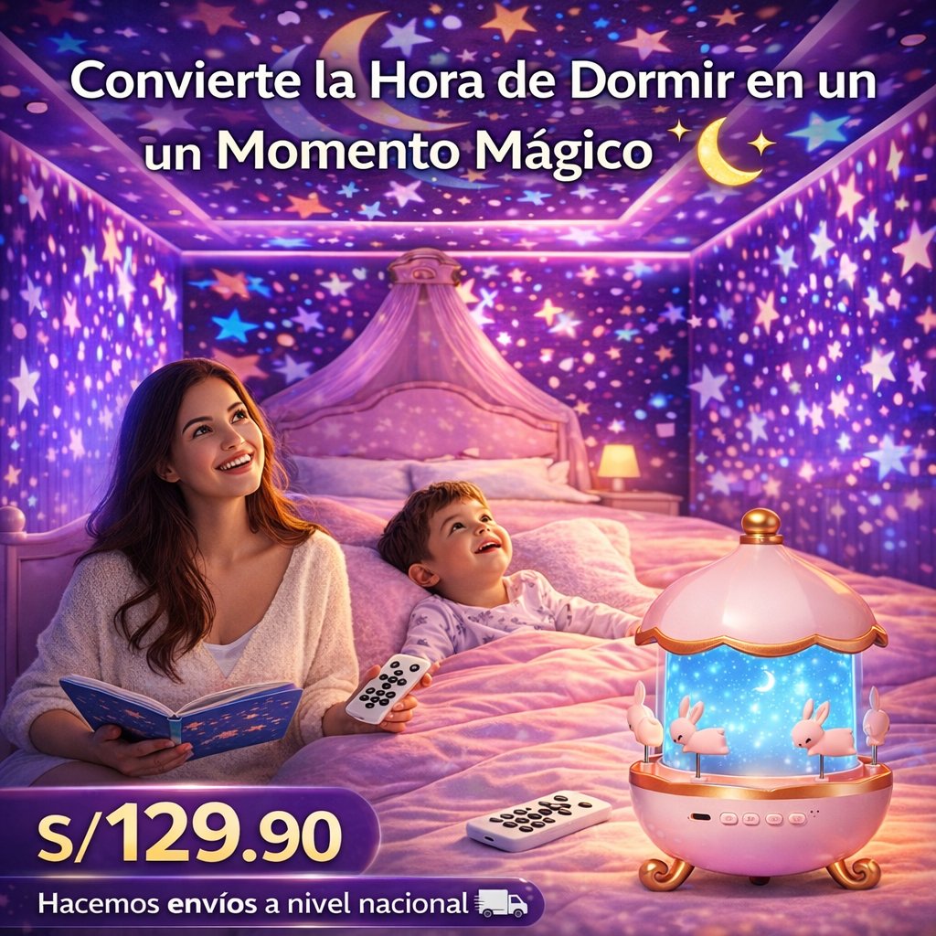 Carrusel Proyector 360° Mágico