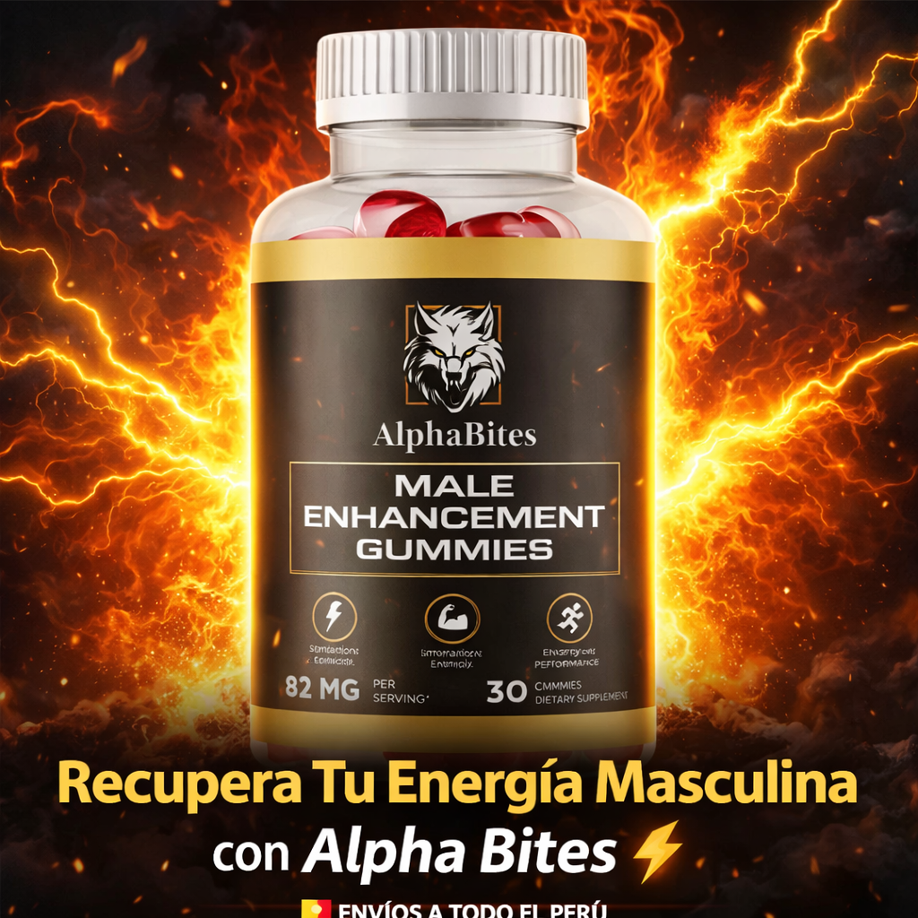 Recupera Tu Energía Masculina con Alpha Bites ⚡