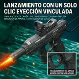 PISTOLA UZI LANZA AGUA CON HUMO Y LUZ RGB