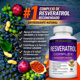 Resveratrol Complex — Protección Antioxidante Avanzada para Vitalidad y Longevidad