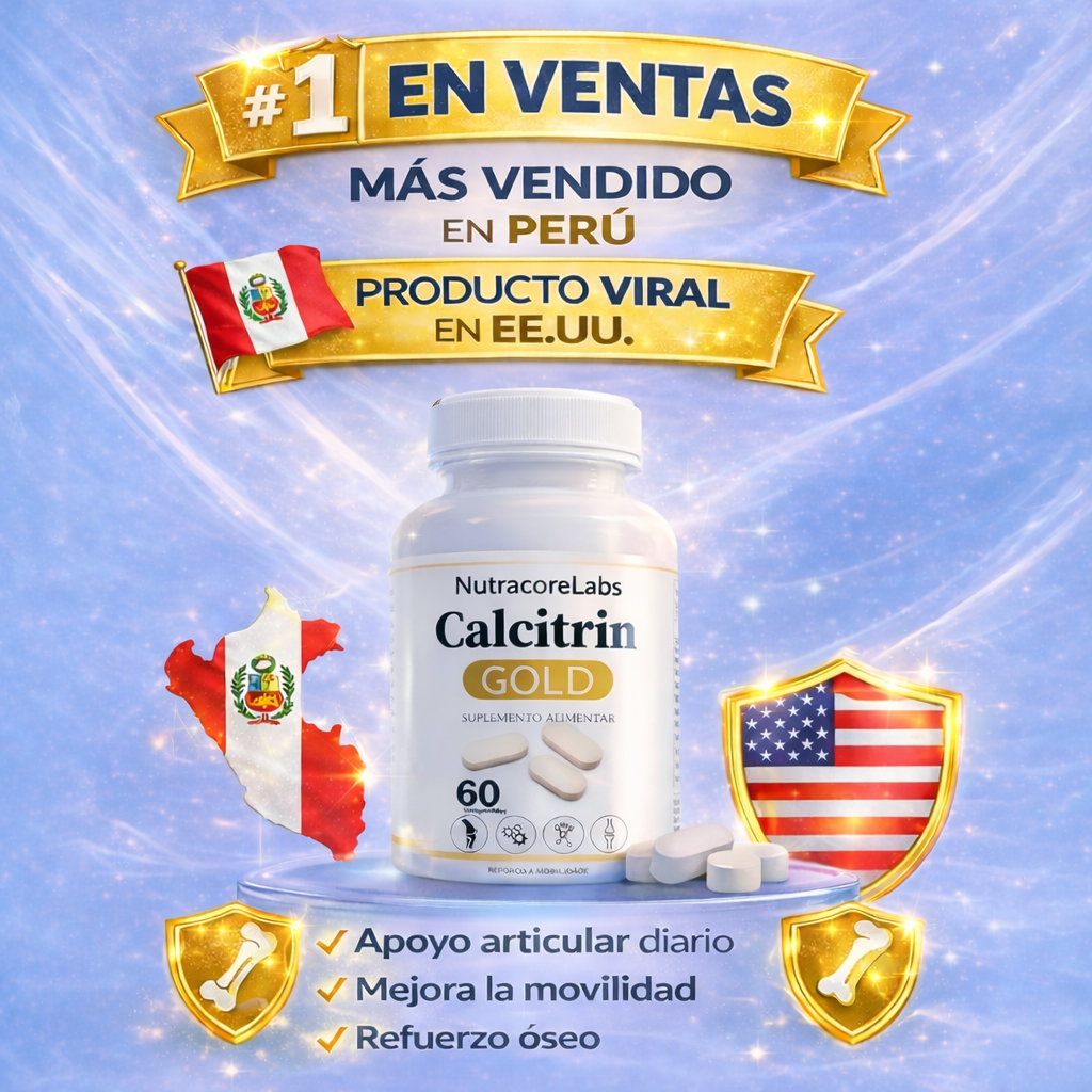 CALCITRIN GOLD: Fuerza y soporte para tus huesos 💪